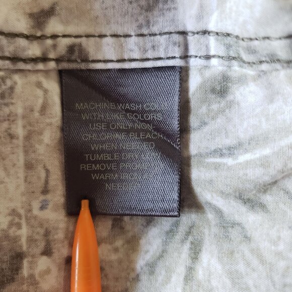 St‎ Johns Bay Mens Island Style Short Sleeve Button Down Shirt Size 3XL Cotton - Picture 6 of 7